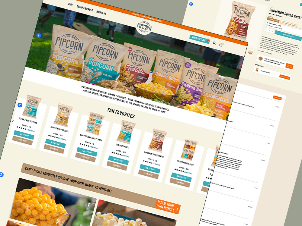 Fresh Shopify Store Design for Healthy Snack Brand mahamudulsobuj