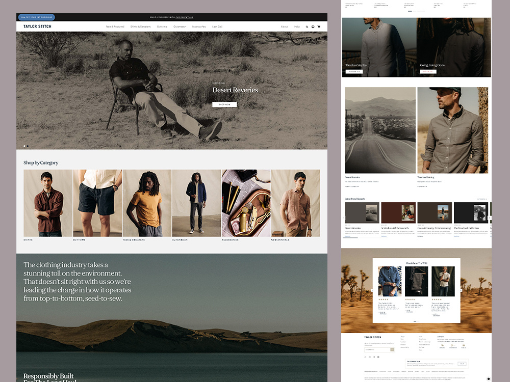 Premium Shopify Store Design for Sustainable Men’s Apparel Brand mahamudulsobuj