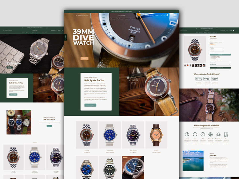 Classic Shopify Store Design for Luxury Watch Brand mahamudulsobuj