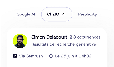 UI Widget - SEO IA report ai seo dashboard geo light ui seo ui widget