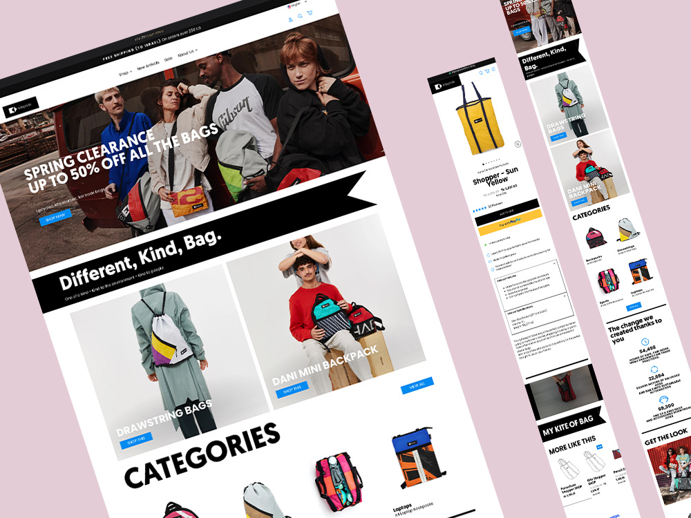 Purpose-Driven Shopify Store Design for Upcycled Fashion Brand mahamudulsobuj