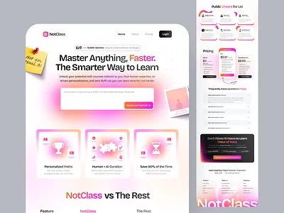 Modern Ai Website Design testimonial section
