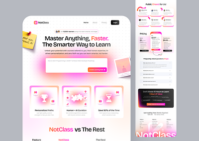 Modern Ai Website Design testimonial section