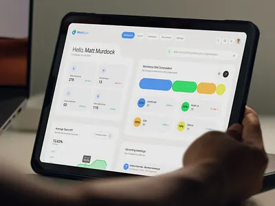 WorkSync – Skilled Driven HRM Dashboard admin dashboard ai ai assistant analytics dashboard dashboard design hr hr management minimalist performance product design saas skill development statistics trendy ui ux virtual assistant vivasoft web design website design
