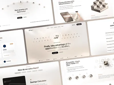 Nami - Crypto Fintech Platform banking blockchain crypto crypto platform cryptocurrency design website cryptocurrency exchange cryptocurrency trading platform defi landing financial fintech ico landing page saas startup trade platform trading web design website