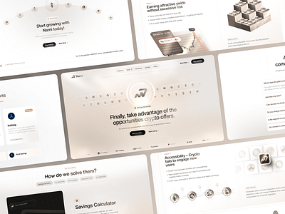 Nami - Crypto Fintech Platform banking blockchain crypto crypto platform cryptocurrency design website cryptocurrency exchange cryptocurrency trading platform defi landing financial fintech ico landing page saas startup trade platform trading web design website