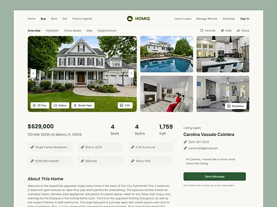 Real Estate Website apartment info dubai realestate halal home house rent landingpage design landingpagedesign property details property website propertysearch real estate realestate landing page realestate website realestatedesign realestatelandingpage uiux design web design