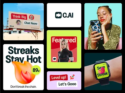 Character.ai Branding ai brand brand guidelines brand identity brand sign branding graphic design halo lab identity logo logo design logo designer logotype marketing packaging startup visual identity