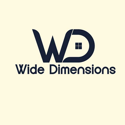 Logo for Wide Dimensions branding graphic design logo visual indentity