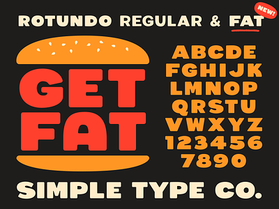 Get Fat font simpletypeco type typedesign