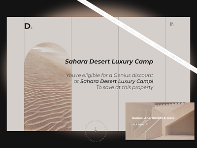 D. ___ Desert apartment clean design grid history hotel interface luxury menu minimal travel typography ui uidesign uiuxdesign website website deisgn
