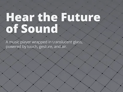 Echocore 3d device music player product spline ui webflow