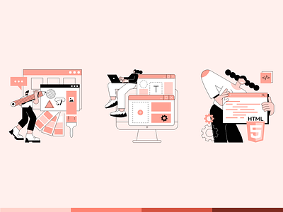 Recoloring the Web: Custom Vector Transformation 🎨 animation graphic design illustration logo motion graphics ui vector
