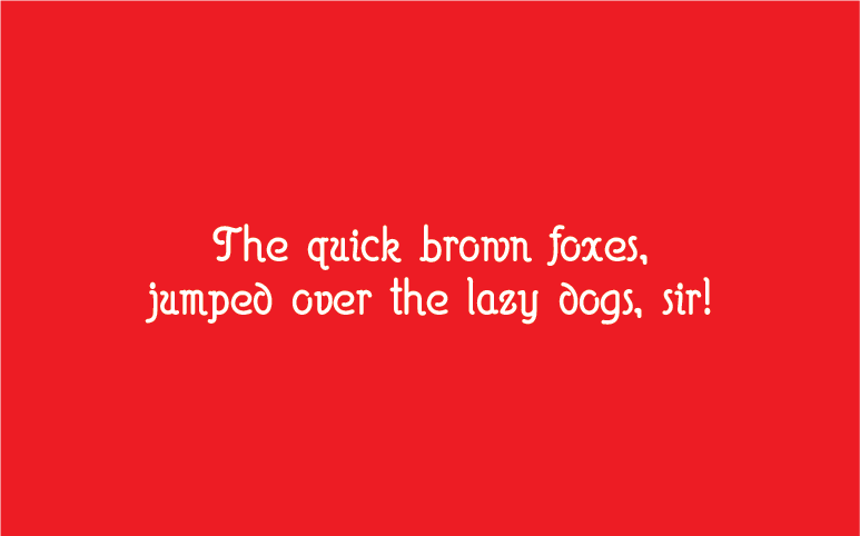 Poster Print decorative face font font face fontself glyphs type typeface typography