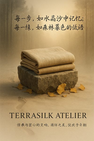 Chinese Business Poster BI Design TERRASILK ATELIER Natural Beau business poster graphic design
