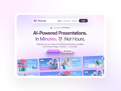 Ai Presentation Website Ui ui inspiration