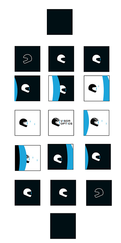 Visor Optics 3d animation graphic design logo motion graphics