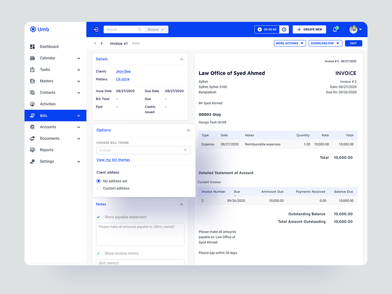 CRM- Invoice