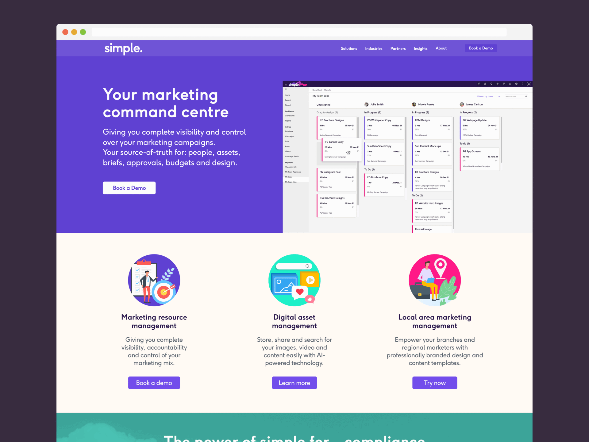 Simple.io website design corporatedesign marketingdesign