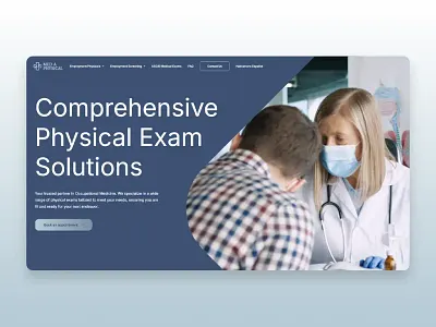 Med A Physical health clinic web design