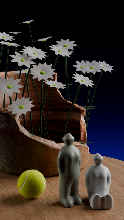 Naturmort 3d blender graphic design illustration render