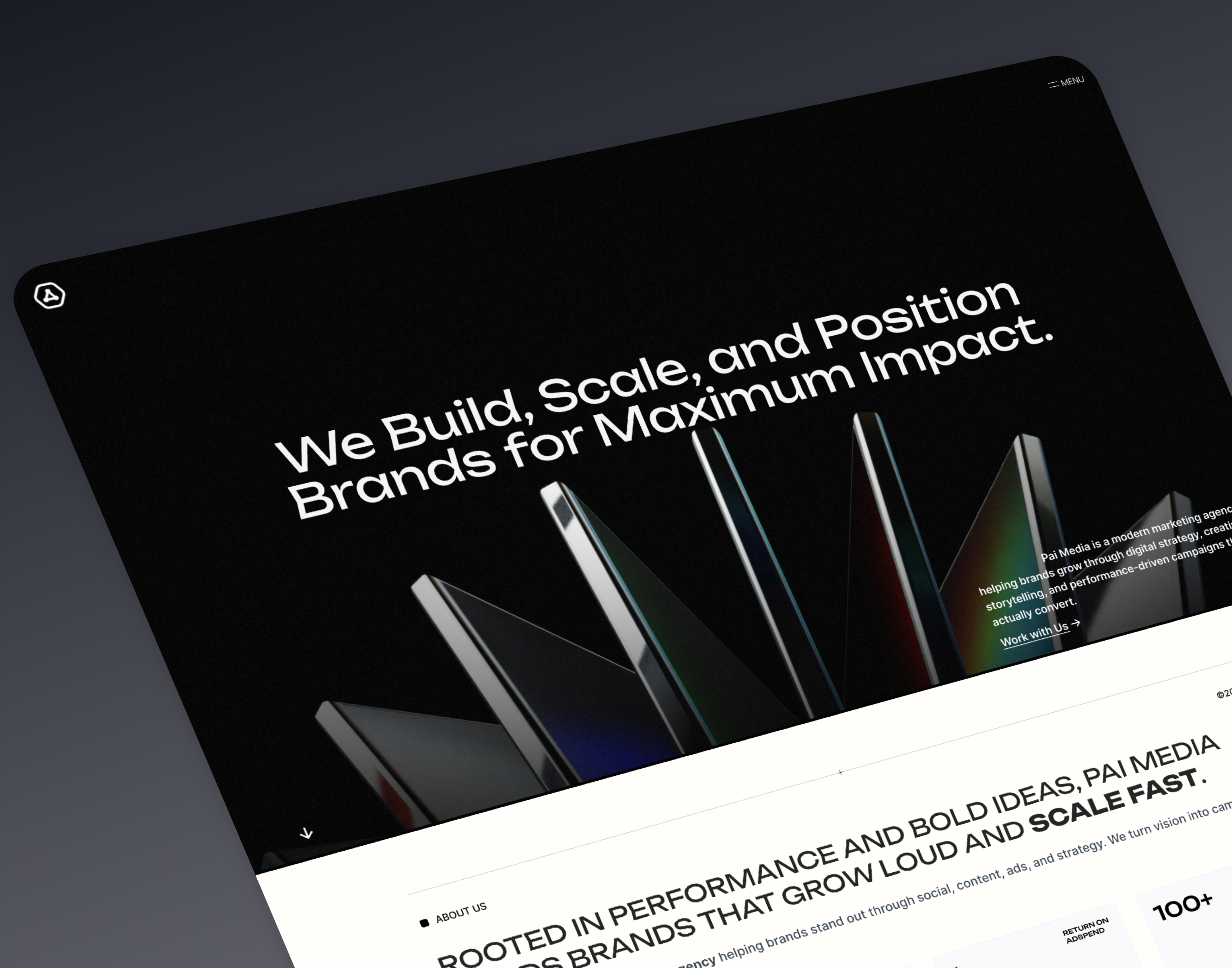 3D Animated Agency Site 3d 3d agency landing page 3d agency site 3d animated landing page 3d animated site 3d framer landing page 3d framer site 3d landing page 3d spline site 3d website agency creative agency digital agency digital marketing figma figma to framer framer landing page spline web design