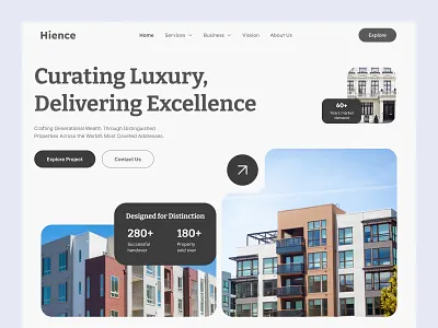 Real estate website ui design landing page modern web uiux portfolio website property website real estae web ui real estate website real estate website design ui uiux uiux website