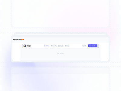 TailwindCSS : Header #08 branding header heading interaction marketing menu navbar onboarding section tailwind website