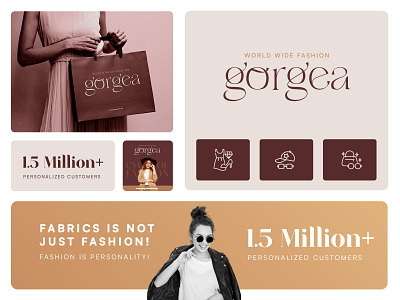 Gorgea | Fashion Branding Design print design