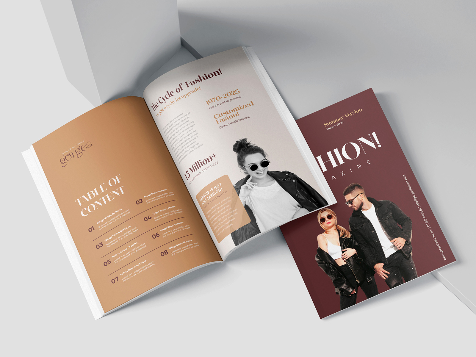 Example of Company Profile & Brochure Design