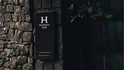 Hembury Hall Heritage Venue Logo Design brand brand identity branding design graphic design heritage logo logo design logomark vector vintage visual identity