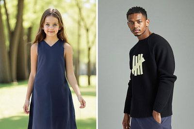 Generative AI Images for the Fashion Segment ai ai model fashion generative ai graphic design product images