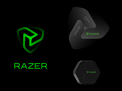 Razer Rebranding Concept 3d animation blockchain branding crypto gaming identity industrial laptop logo motion mouse product rebrand spline system web3