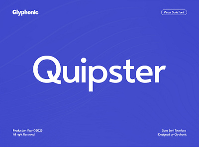 GC Quipster - Modern Sans Font branding design elegant font flyer font glyph glyphonic graphic design logo font logotype modern poster sans font typeface web design
