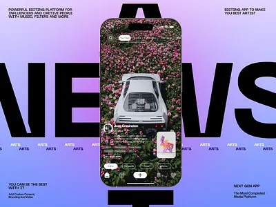 Ui social media app app app ui branding design figma graphic design hero ui illustration minimal mobile ui social media typography ui ui design ui web ux web web design webdesign website