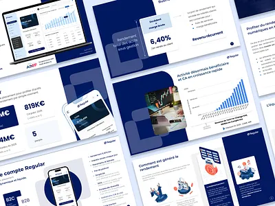 Investor Deck Design for Regular – A New Era of Wealth Managemen business business presentation fintech deck institutional investor deck pitch deck presentation slides wealth management