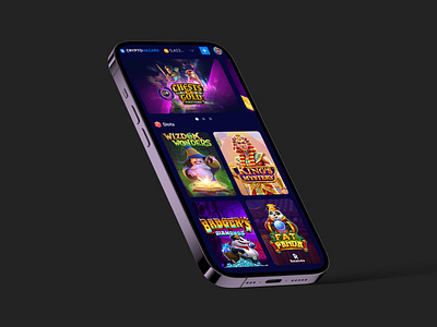 CryptoHazard - Casino App 3d animation app betting branding casino design gambling gaming graphic design icon illustration logo motion graphics slots typography ui ux vector web