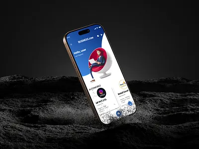 Business app animation graphic design logo ui