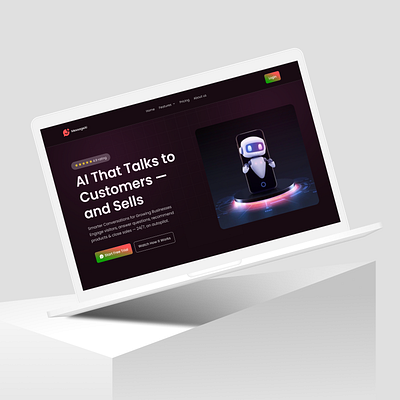 Modern Hero Section Design: Engaging, Clean& Conversion-Focused design figma graphic design typography ui ux website