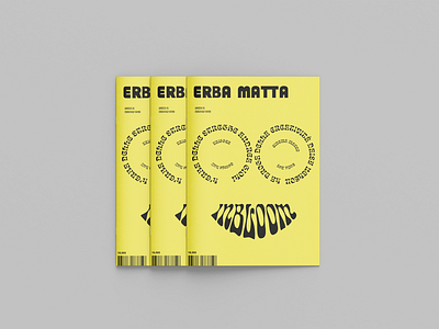 ERBA MATTA Magazine and Editorial design 2022 design graphic design illustration typography vector