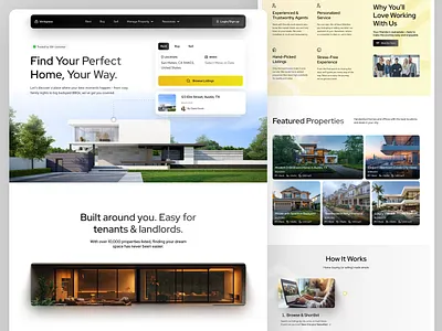 Verispace Homepage Design buy house design homepage design real estate real estate agent rental uiux