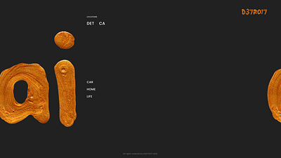 Concept Design AI.DET.MI ai branding design graphic design homepage illustration logo logo design product design ui uiux ux vector