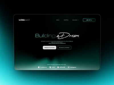 Research Base AI company web UI design 3d apple branding ui ux