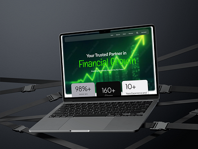 Investment website animation ui