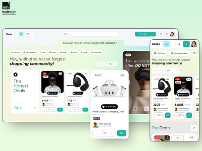Website Shopping Deals 3d animation branding design graphic design illustration logo mobile app motion graphics online shopping sharing shopping app ui uiux user ux ux design vector web website