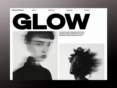 Photographer Portfolio Website - UI Design Exploration clean minimal minimal website photographer photographer portfolio photographer website photography portfolio ui portfolio website web design