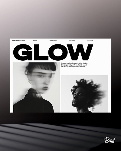 Photographer Portfolio Website - UI Design Exploration clean minimal minimal website photographer photographer portfolio photographer website photography portfolio ui portfolio website web design