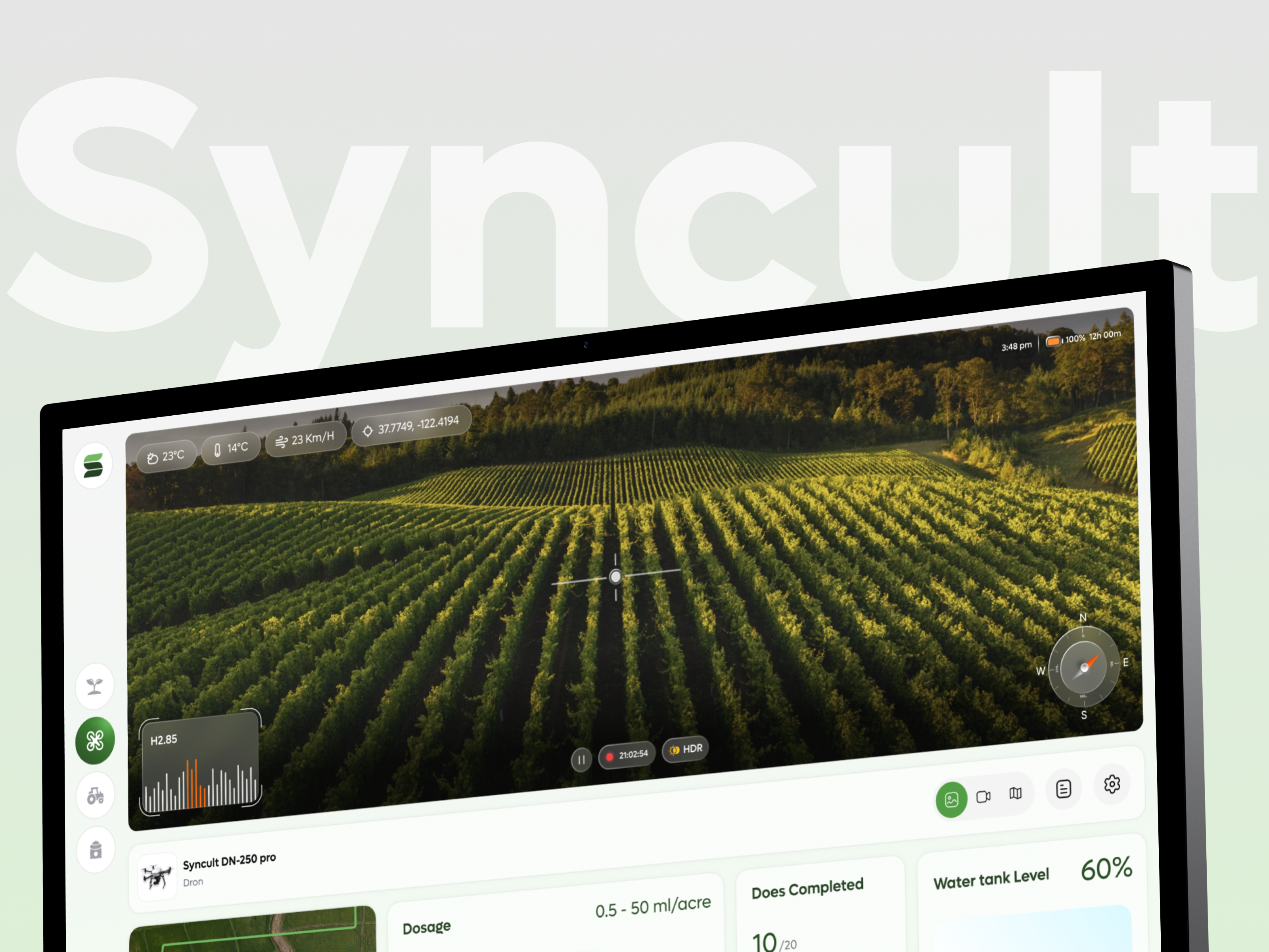 Syncult - Drone Intelligence System | Smart Farming Platform agritech agtech artonest branding colors design system designers farmmanagement logo product design saas smartfarming ui ux webapp