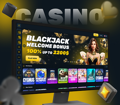 CASINO LANDING branding casino casino design casino landing page casino website design gambling gambling casino gambling landing gambling website graphic design igaming landing page ui ux ux design