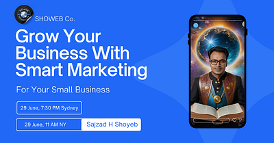 Grow your business with smart marketing agency branding business growth workshop business ownser creative digital marketing for small business entrepreneurs marketing professionals smart marketing workshop